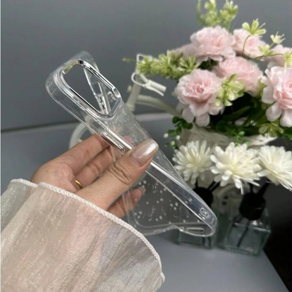 ⚠️Clearance iPhone 14/Pro/Pro Max Clear Floral Patterned Phone Case SAU - Picture 3 of 5